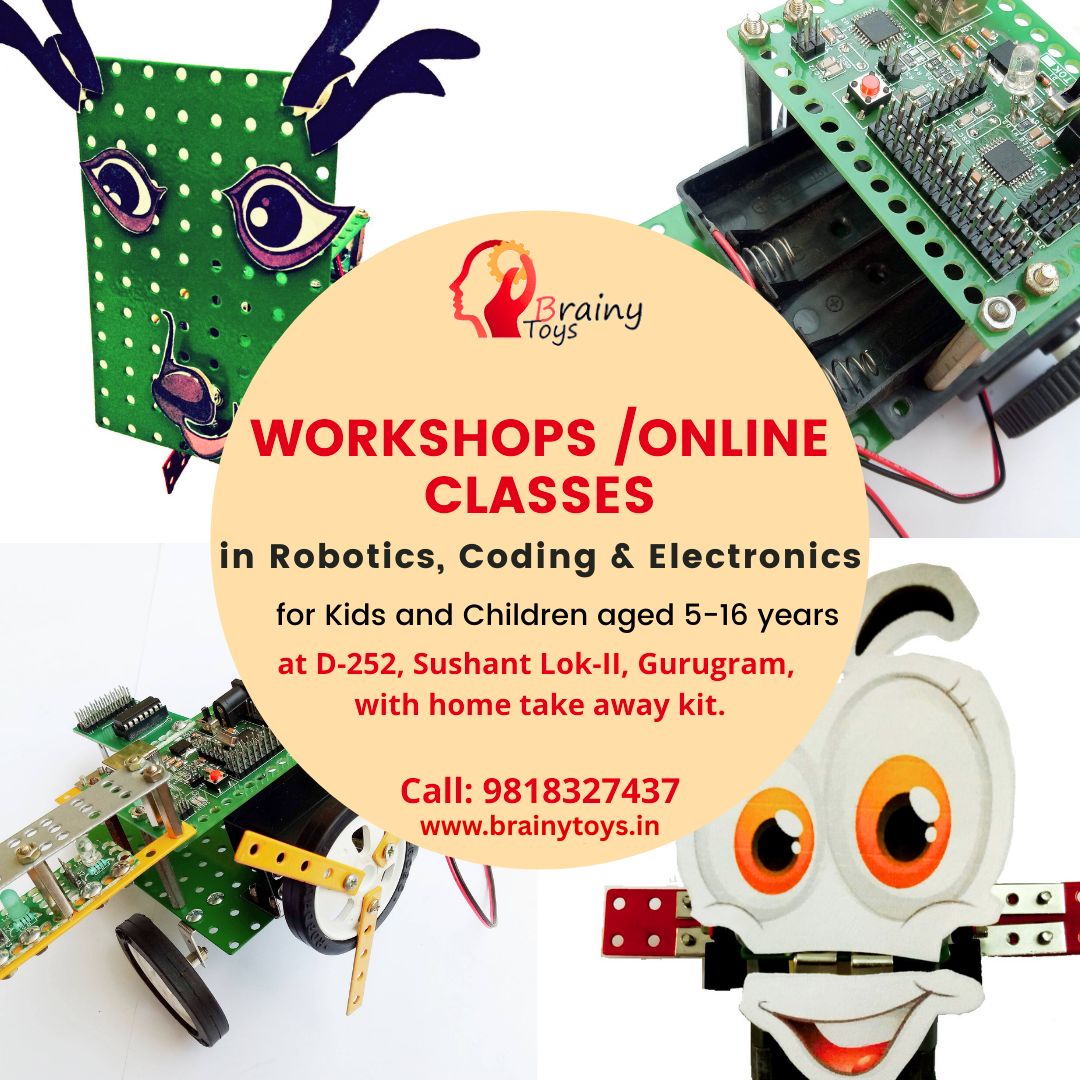  Brainy Toys Hands-On Workshops for Kids! (Online/Offline)