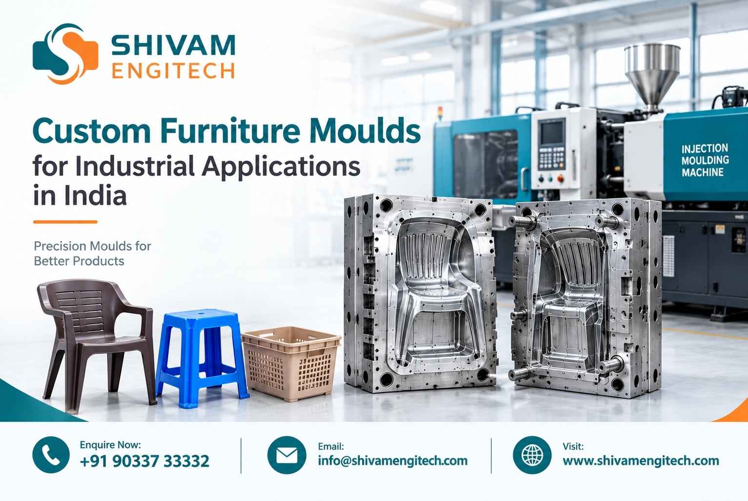  Custom Furniture Moulds for Industrial Applications in India | Shivam Engitech