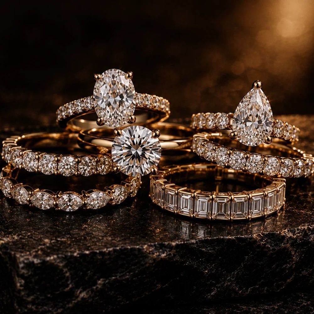  KaratBloom Diamond Rings for Women in Solid Gold Styles