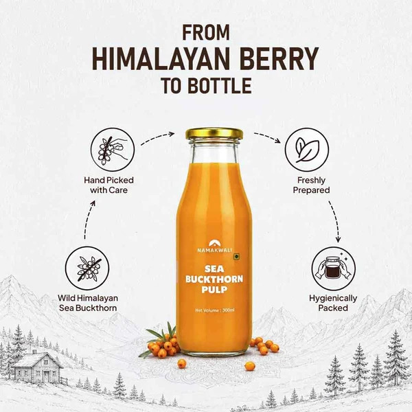  Pure Sea Buckthorn Juice for Daily Wellness, Natural Nutrition & Refreshing Taste – Namakwali