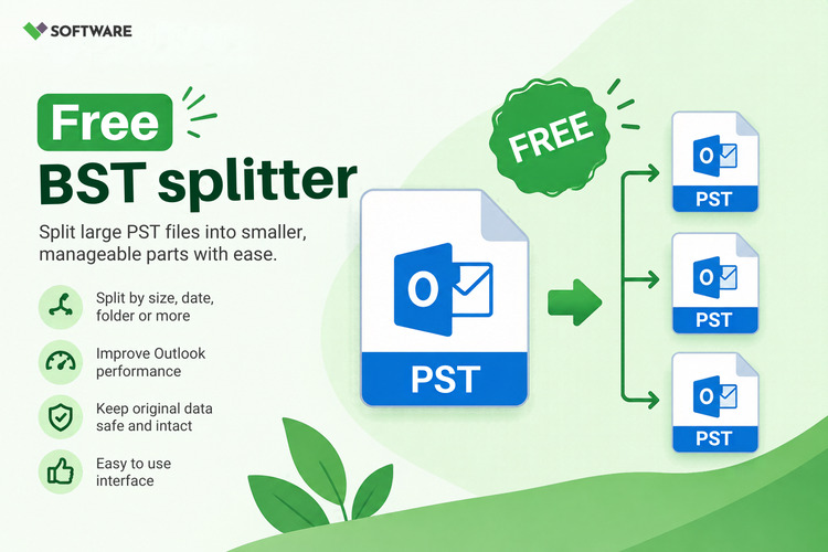  Free PST Splitter for Large Outlook PST Files