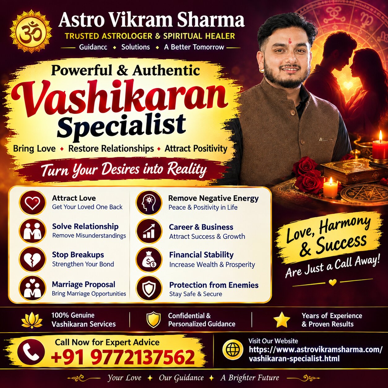  Vashikaran Specialist in Jaipur | Astro Vikram Sharma