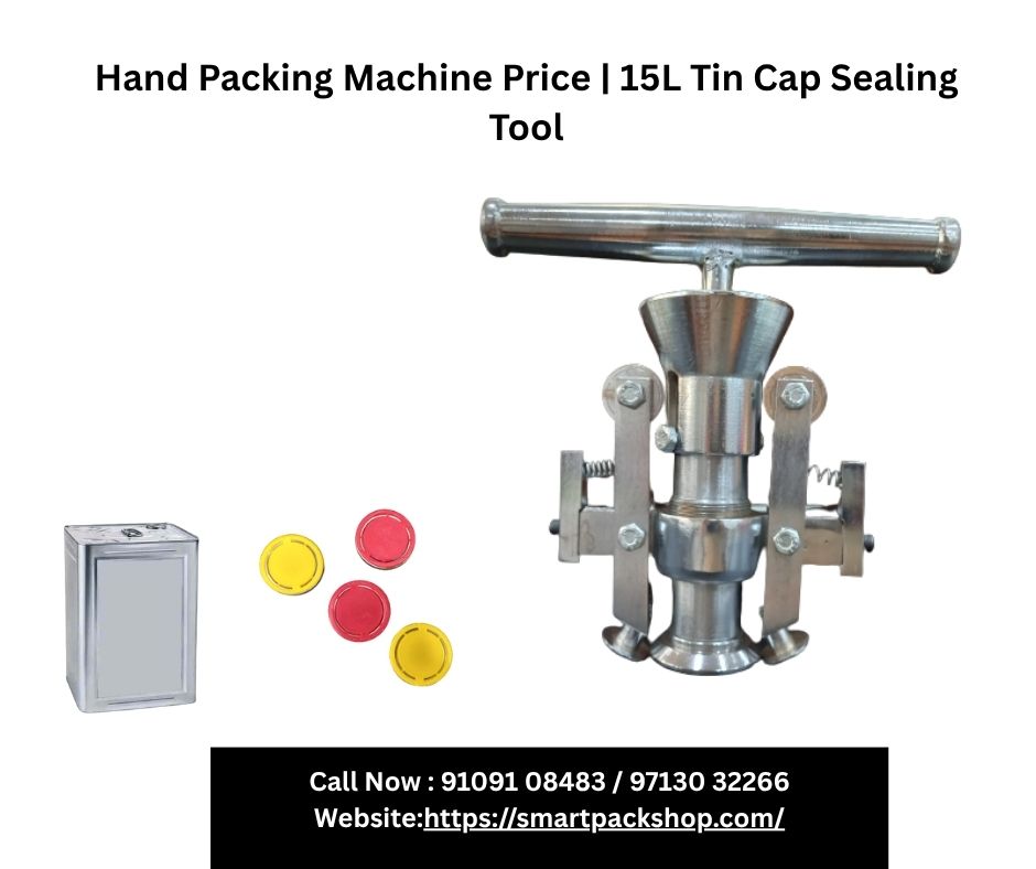  Hand Packing Machine Price | 15L Tin Cap Sealing Tool