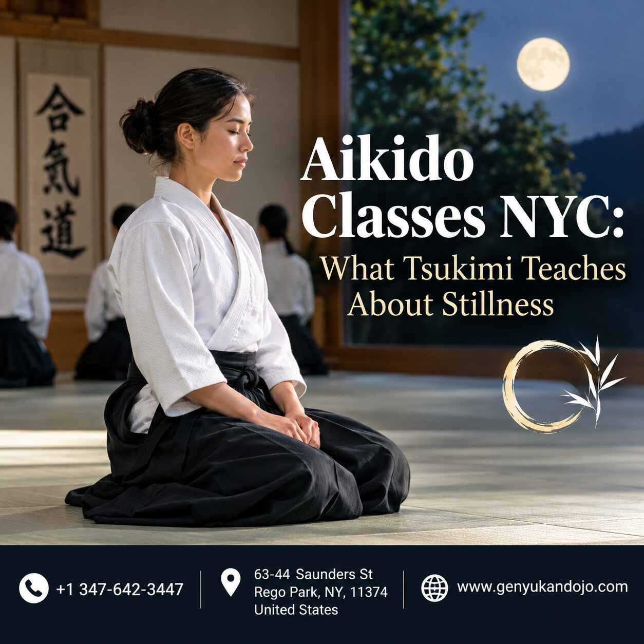  Aikido Classes NYC: What Tsukimi Teaches About Stillness