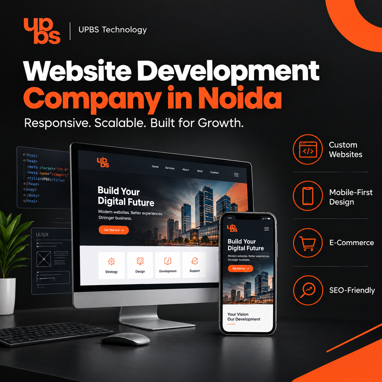  Website Development Company in Noida | UPBS Technology