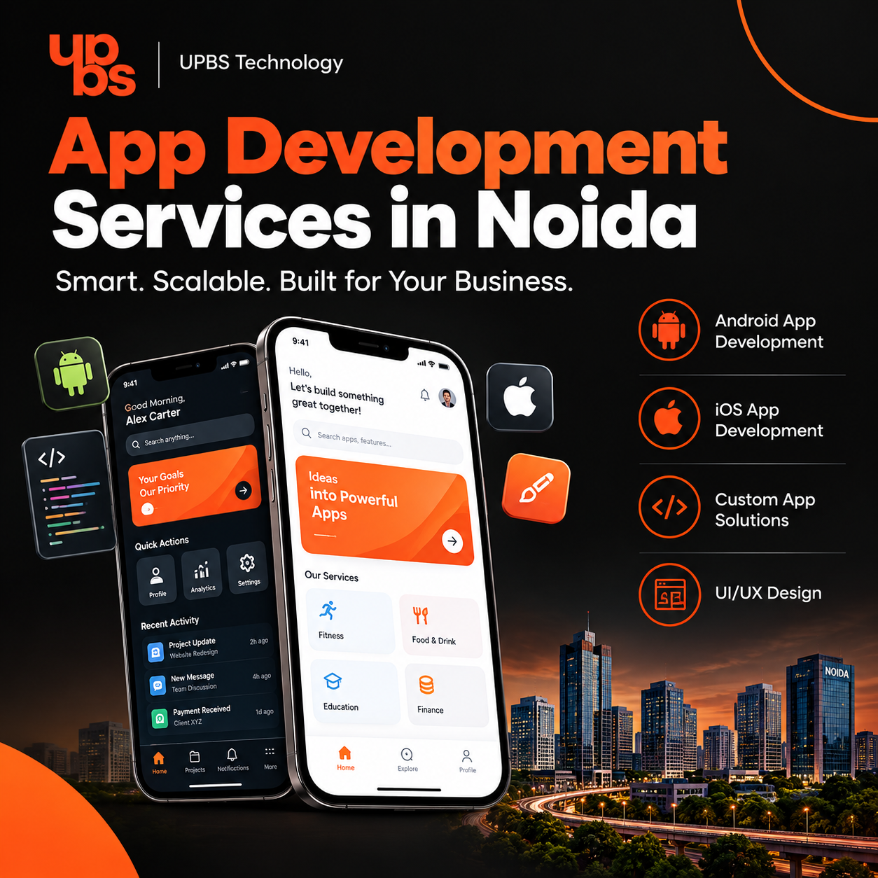  App Development Services in Noida | UPBS Technology