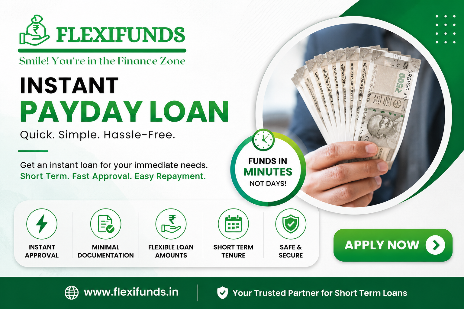  Instant Payday Loan: Quick Short-Term Loan Options | FlexiFunds