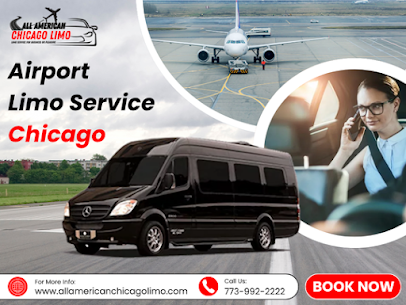  All American Chicago Limousine - Limo to O'Hare, Airport Transportation Service, Corporate Car, Shuttle Bus, Rent, Book, Hire