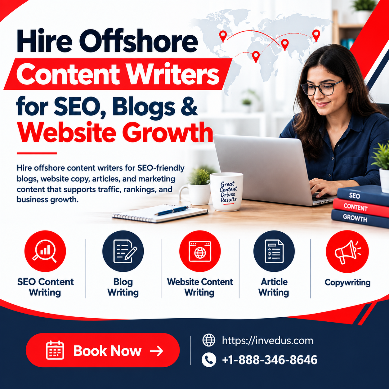  Hire Offshore Content Writers for SEO Content, Blogs & Websites