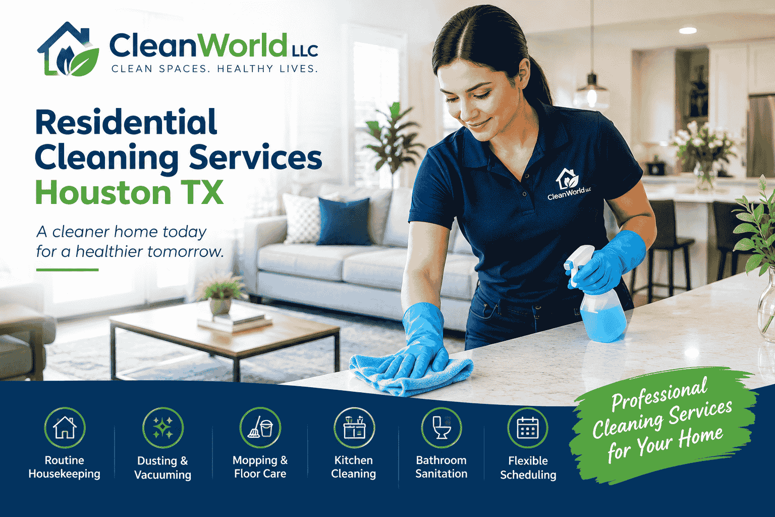  Residential Cleaning Services Houston TX for a Fresh, Comfortable Home