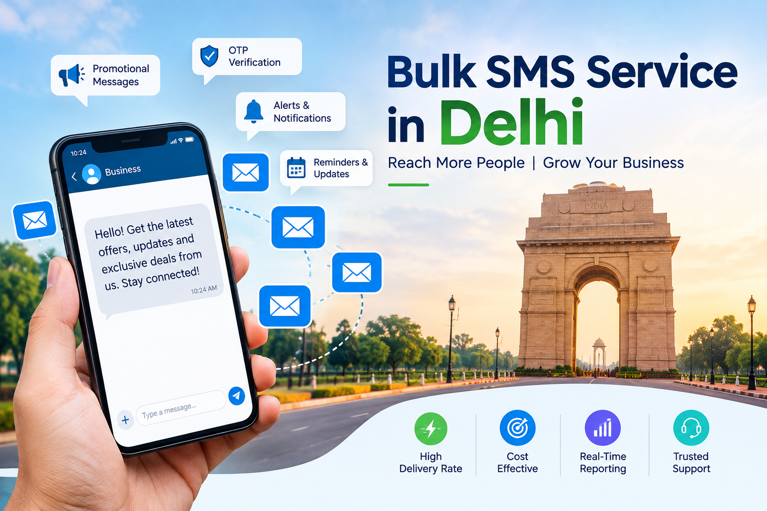  Bulk SMS Service in Delhi for Promotional Campaigns