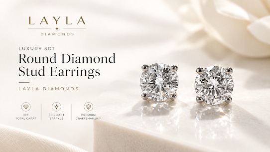  Luxury Stud Earrings: Elegant Sparkle for Every Occasion