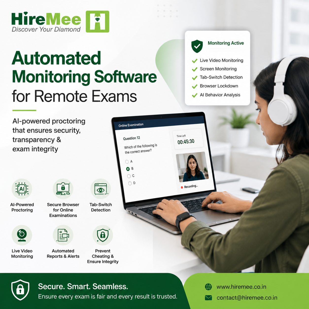  Automated Monitoring Software for Remote Exams