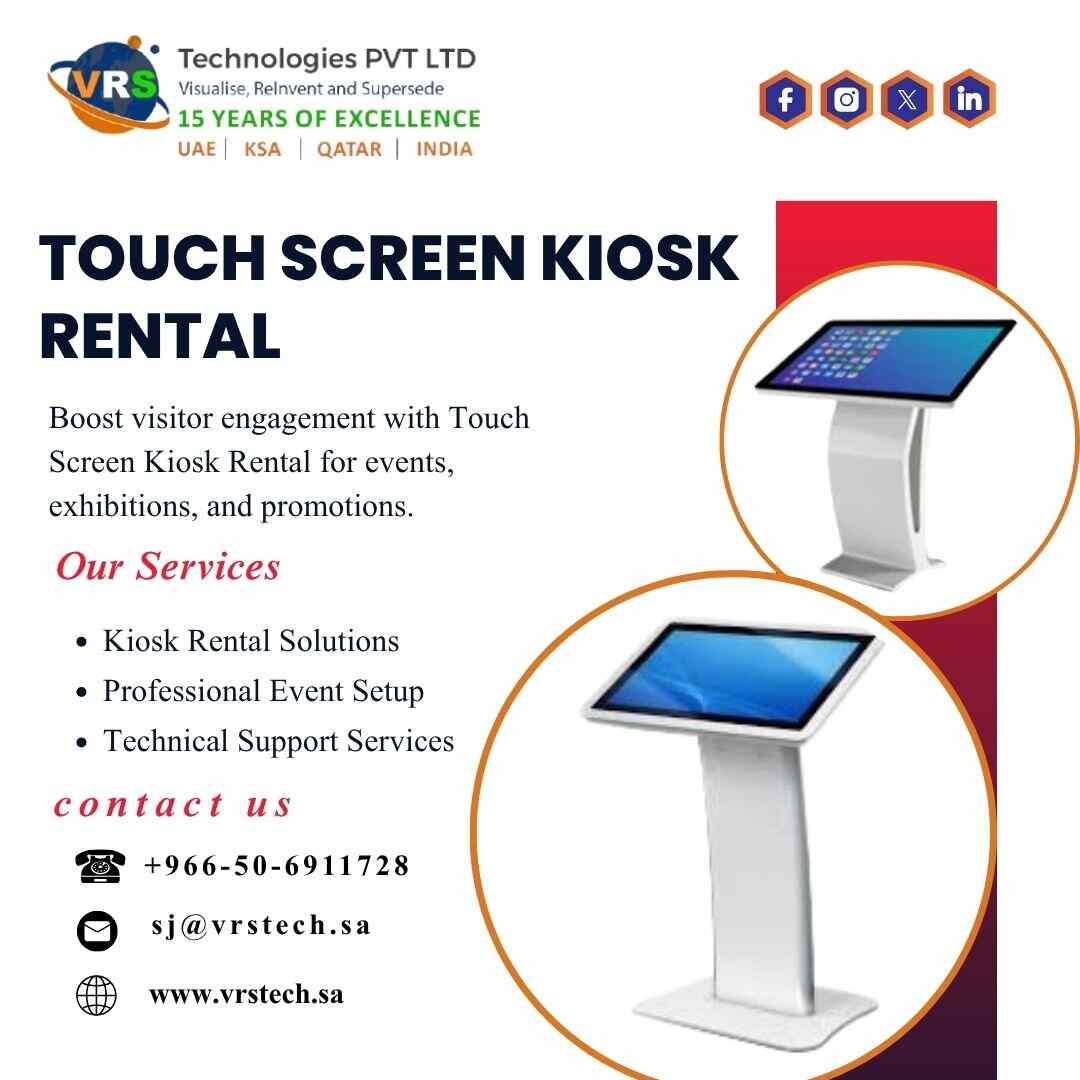  Why Choose Touch Screen Kiosk Rental for Your Event?