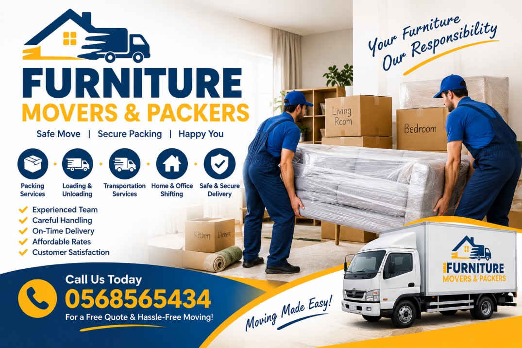  Professional Furniture Movers & Packers – Safe & Reliable Moving Services