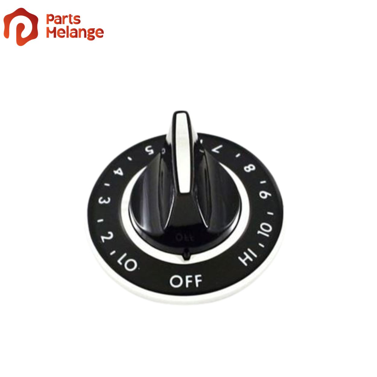  Whirlpool WPY700854 Top Burner Control Knob Black for Range