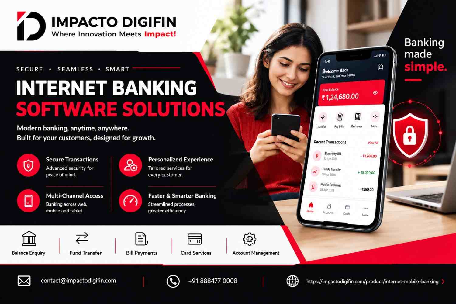  Affordable Internet Banking Software Solutions | Impacto DigiFin