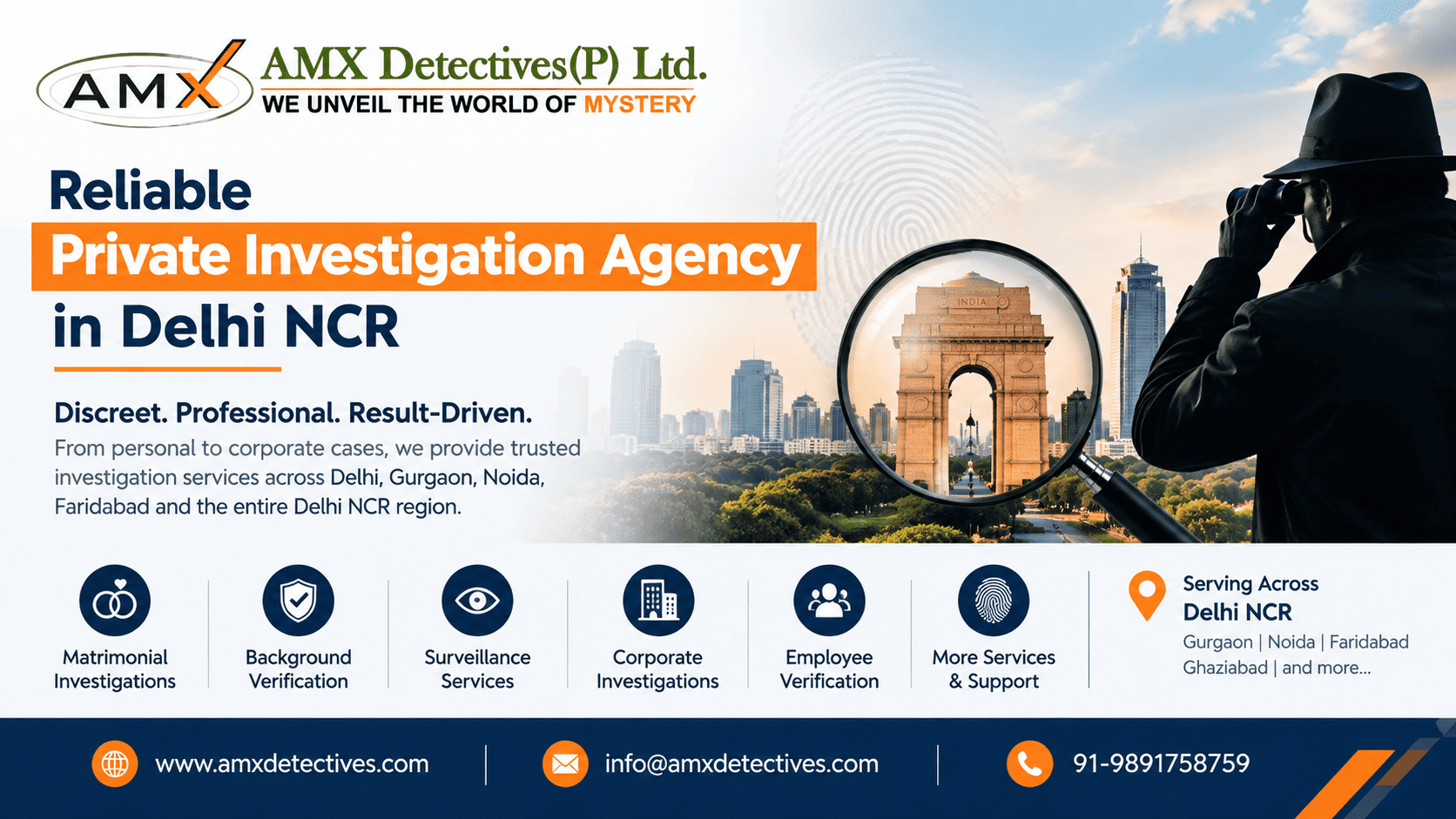  Reliable Private Investigation Agency in Delhi NCR
