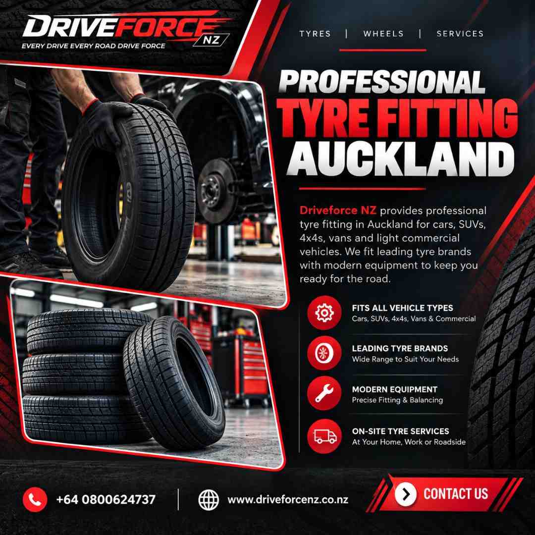  Tyre Fitting Auckland | Drive Force