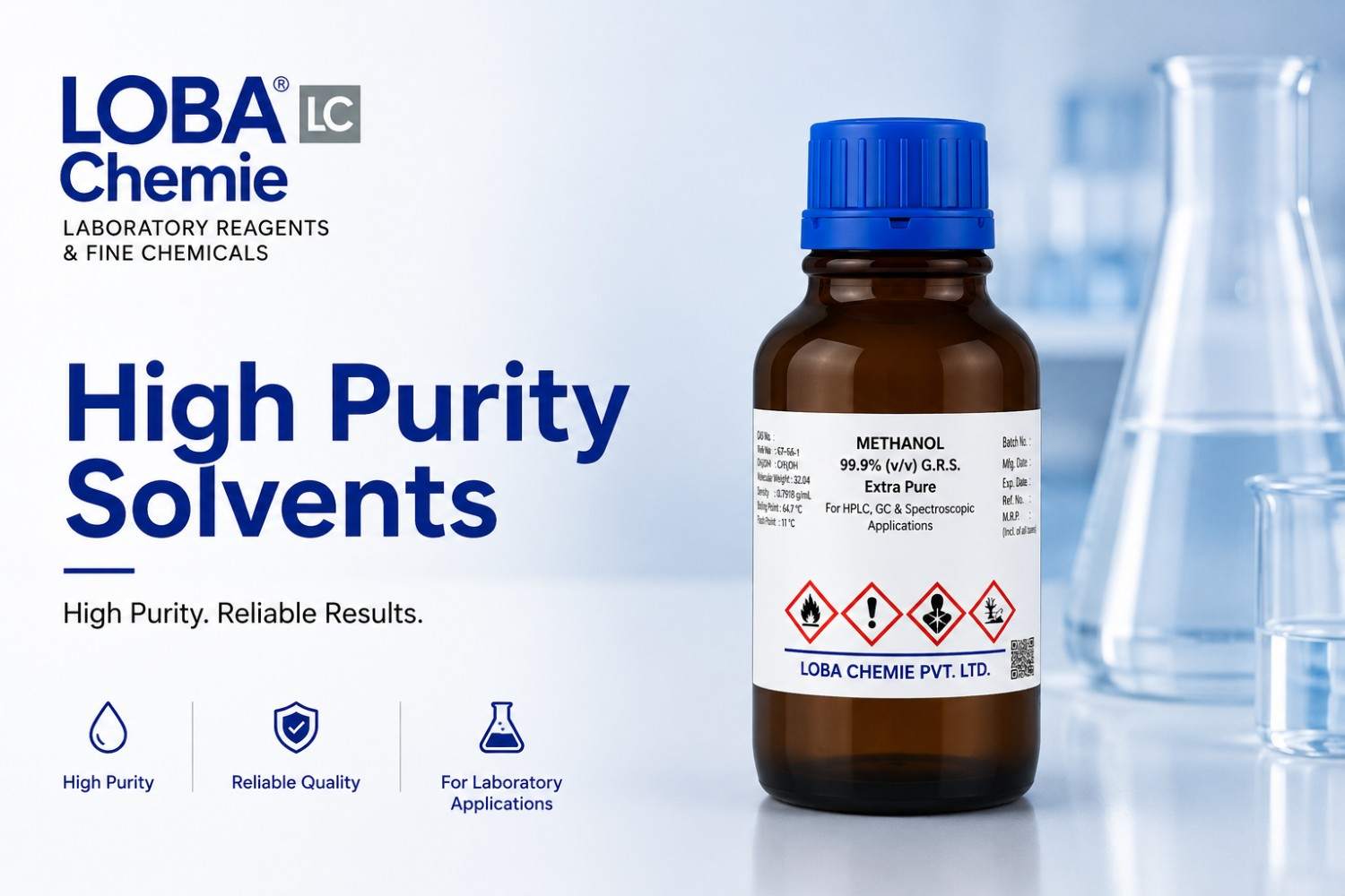  GC and GC-HS Solvents for Laboratory Applications