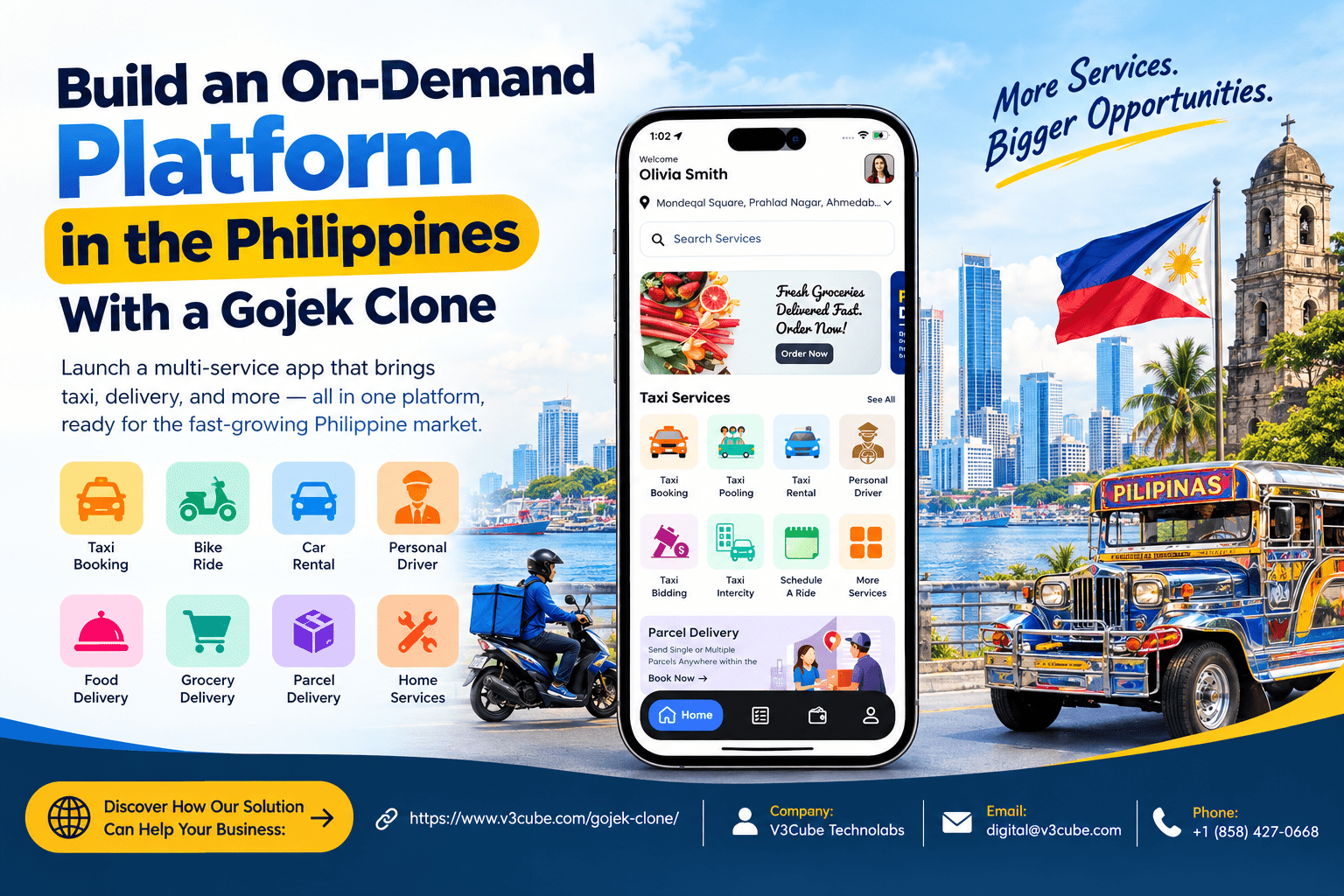  Build an On-Demand Platform in the Philippines With a Gojek Clone