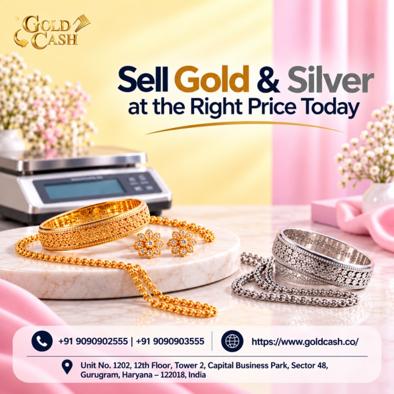  Get Cash for Your Old Gold and Silver in Gurgaon