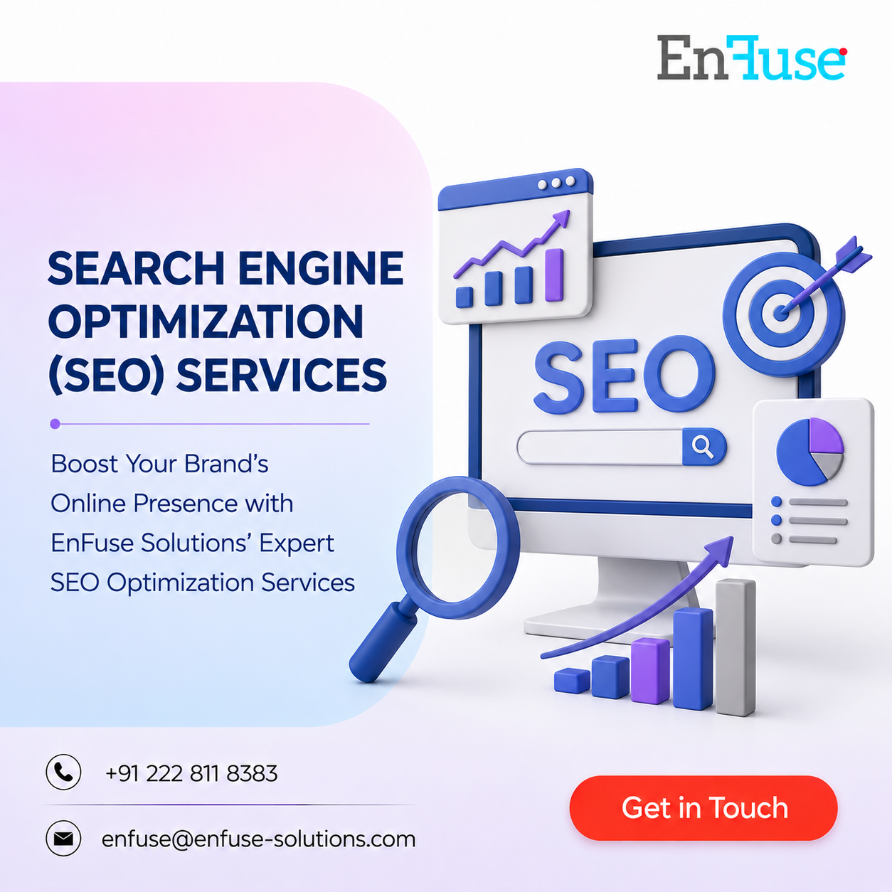  Boost Your Brand's Online Presence with EnFuse Solutions' Expert SEO Services