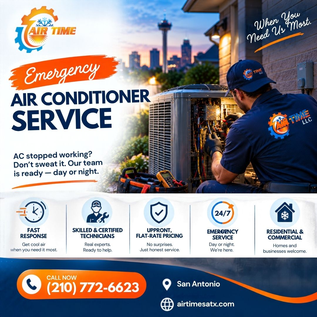  Emergency Air Conditioner Service in San Antonio