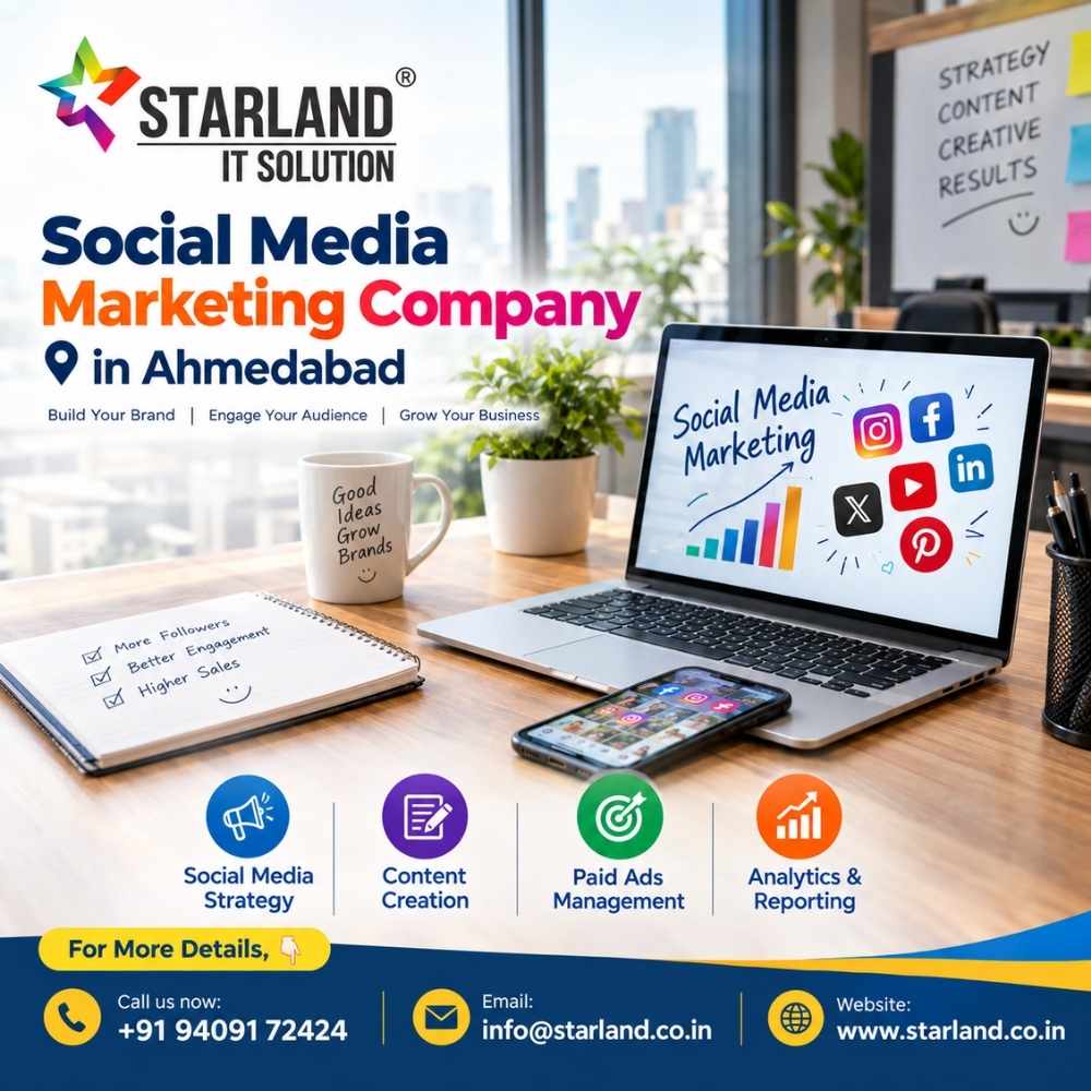  Best Social Media Marketing Company in Ahmedabad | Starland IT Solution