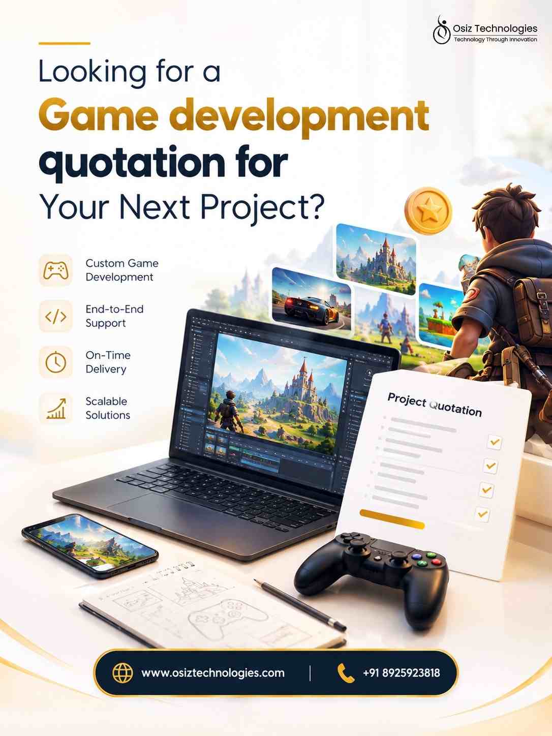  Looking for a Game Development Quotation for Your Next Project?