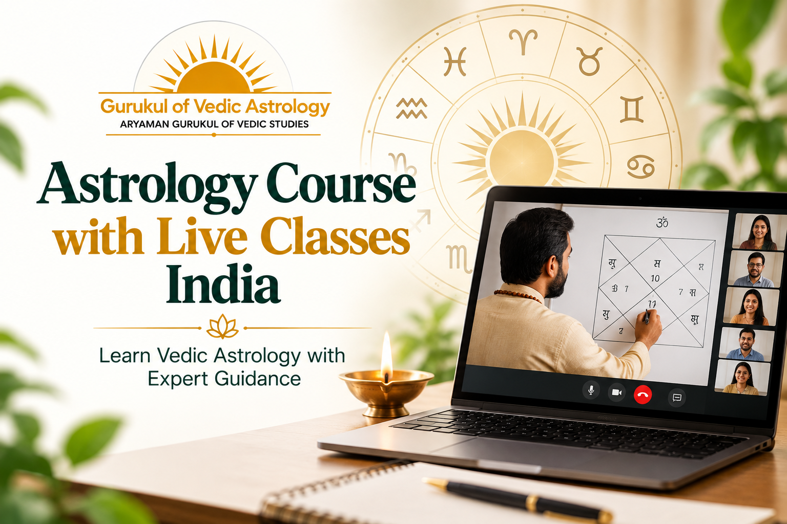  Learn Birth Chart Basics with Live Astrology Classes in India