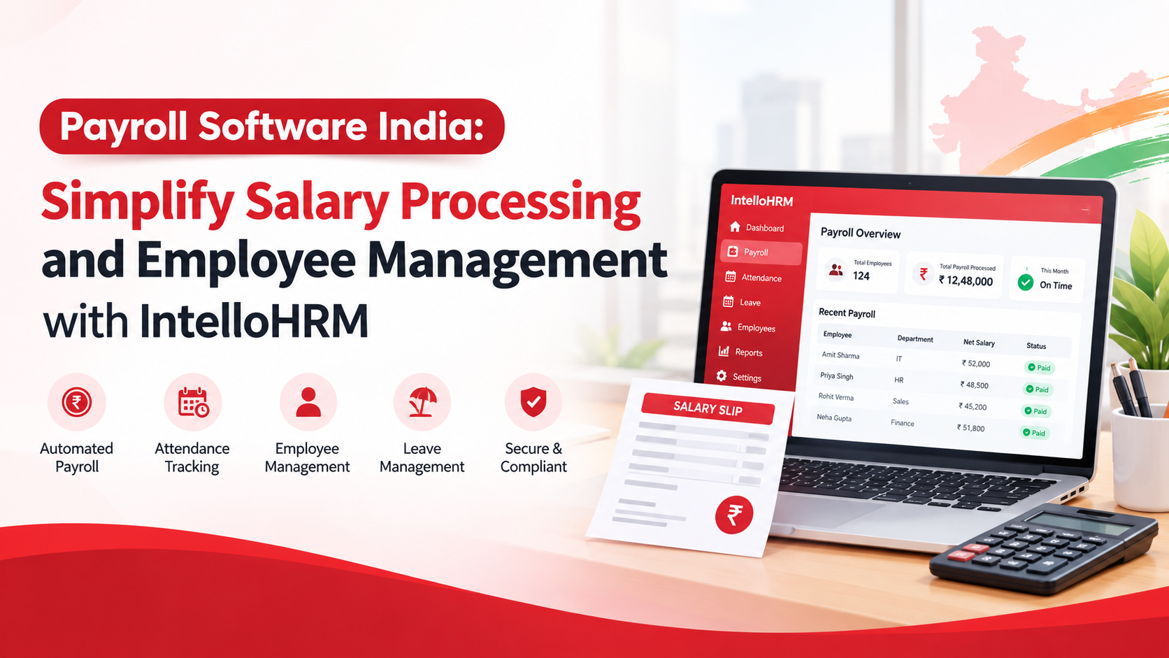  Payroll Software India: Simplify Salary Processing and Employee Management with IntelloHRM