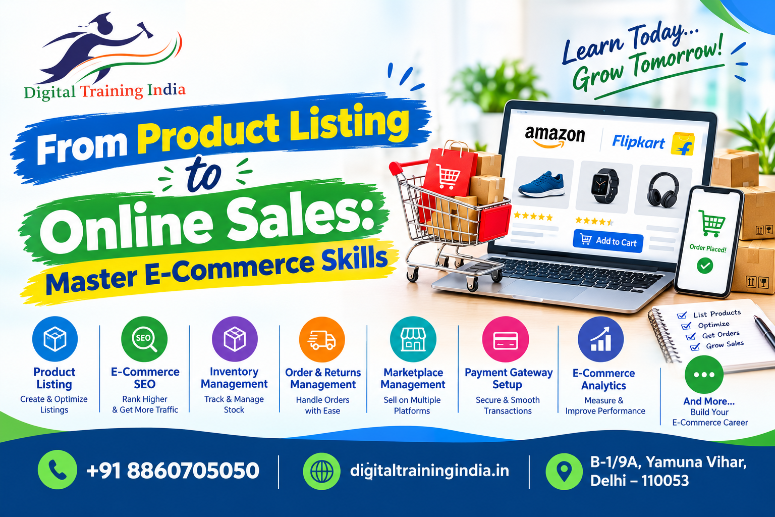  From Product Listing To Online Sales: Master E-Commerce Skills
