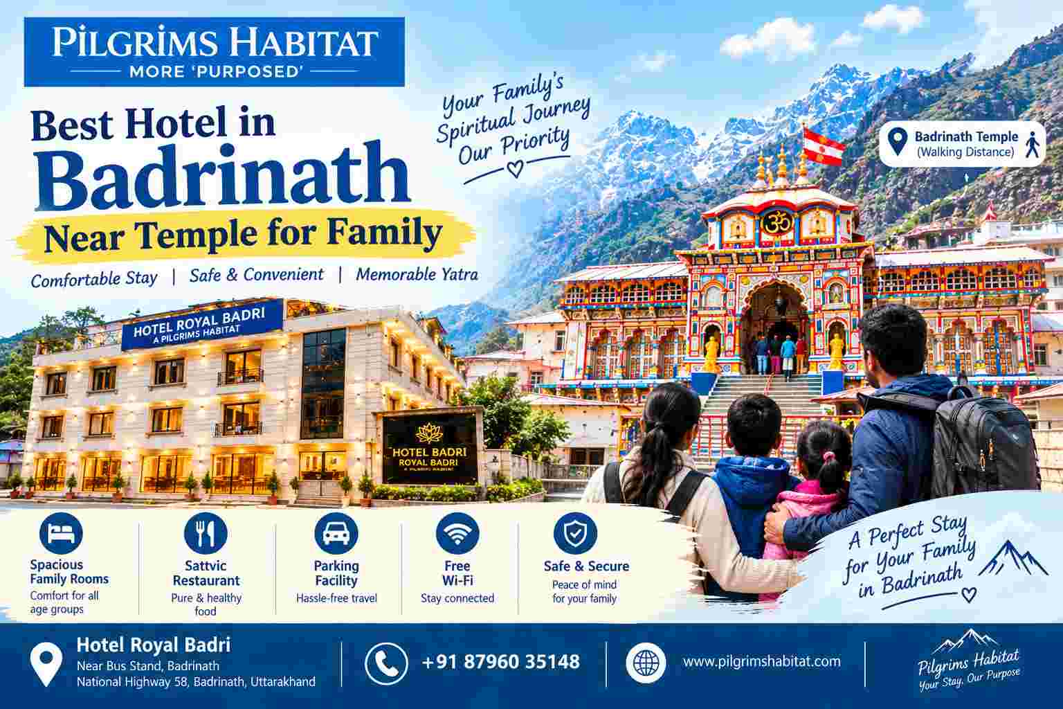  Best Hotel in Badrinath Near Temple for Family
