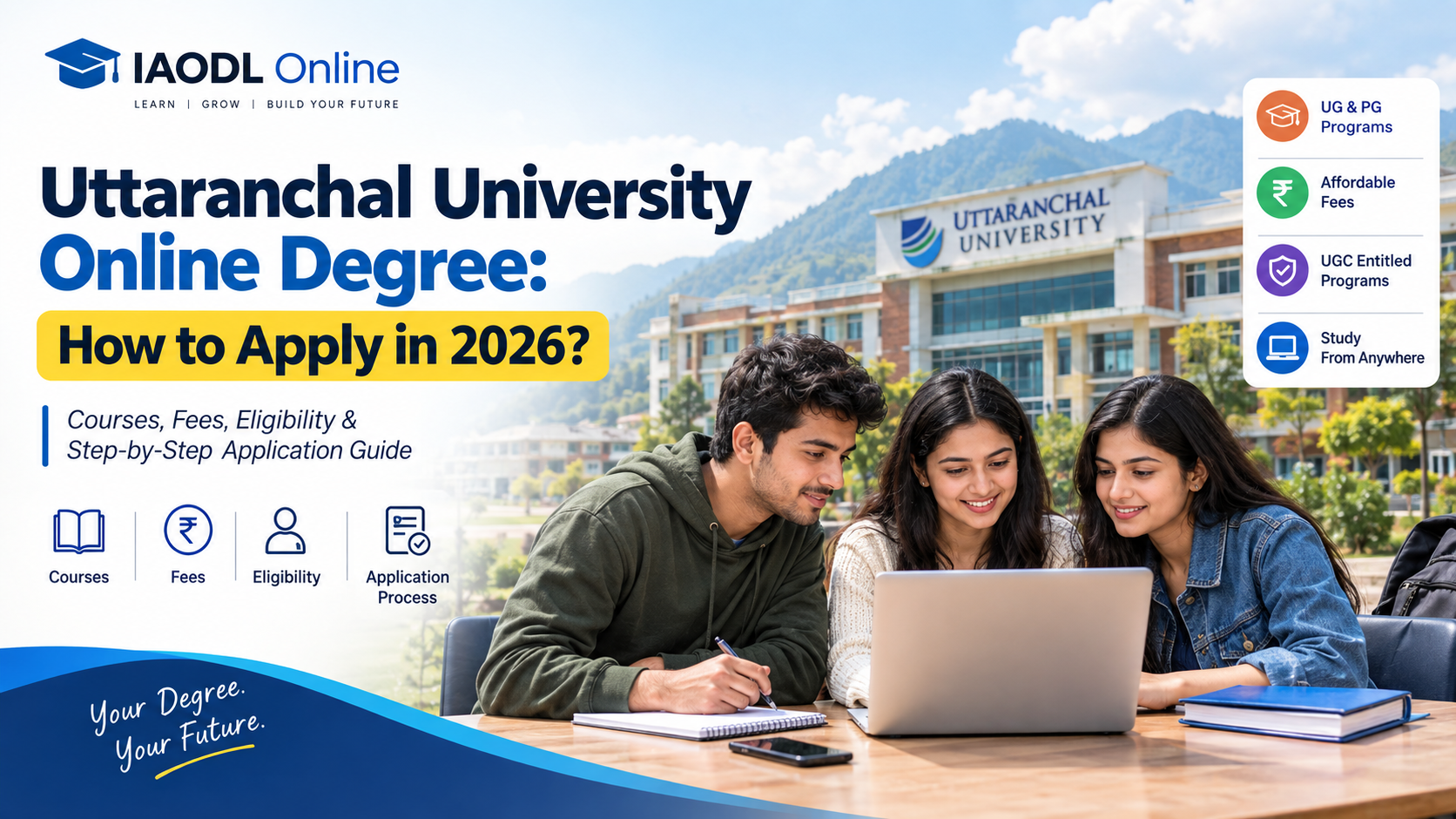  Uttaranchal University Online – Courses, Admission, Fees & Eligibility 2026