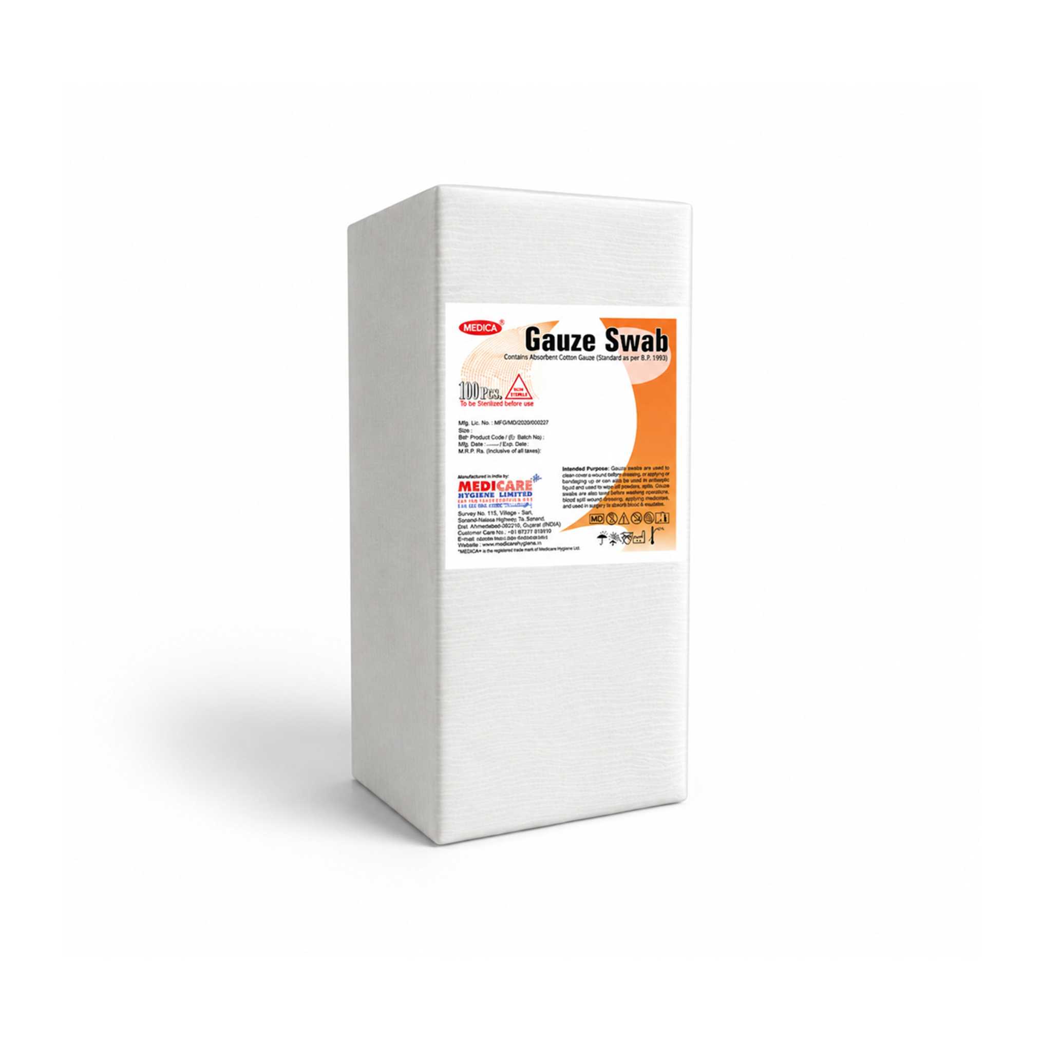  Buy Unsterile Gauze Swabs in Bulk – CE MDR Certified – Medicare Hygiene Limited