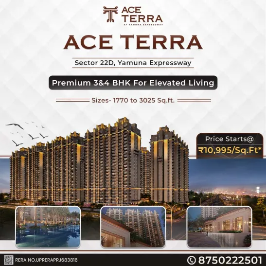 ACE Arte – Premium 3 & 4 BHK Homes in Noida Sector 150