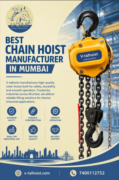 Best Chain Hoist Manufacturer in Mumbai - V-talhoist