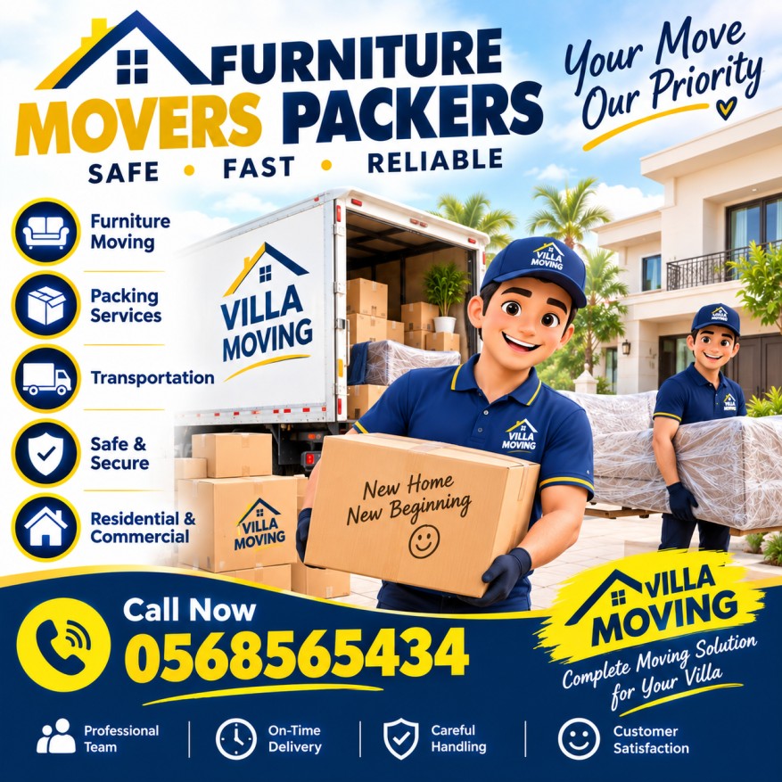  Trusted Villa & Furniture Moving Experts