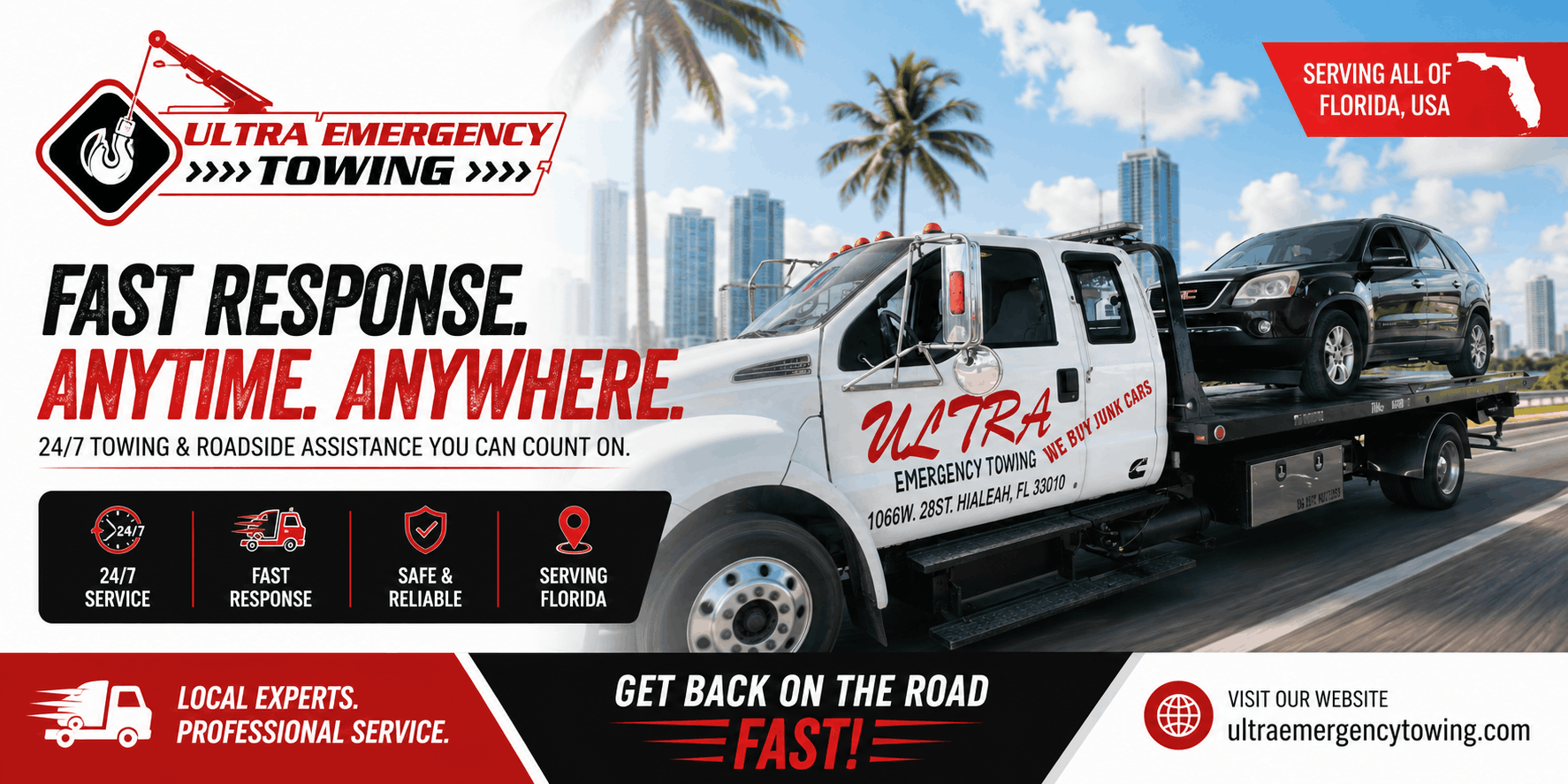  Tow Truck Doral for Convenient Vehicle Recovery Services