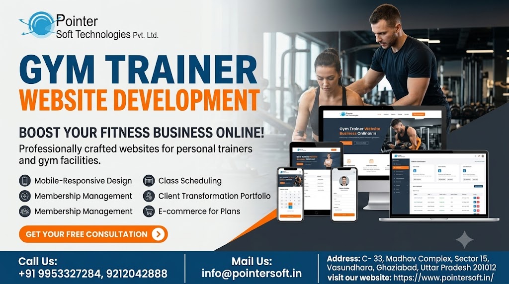  Gym Trainer Website Development