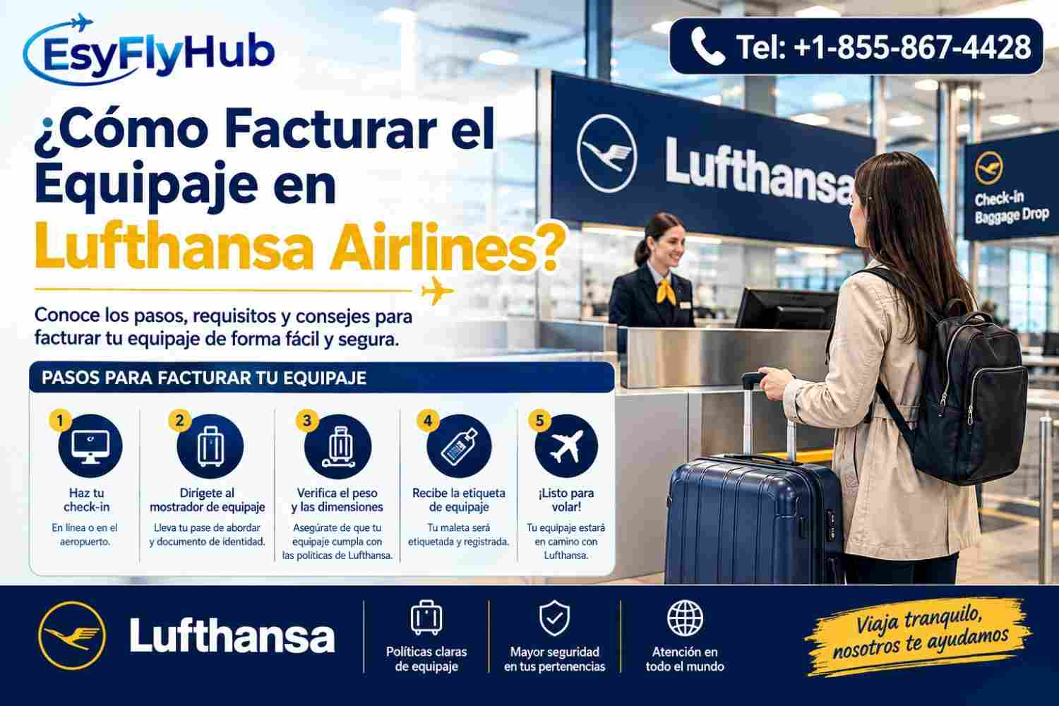  Lufthansa equipaje: cómo facturar maletas y evitar cargos