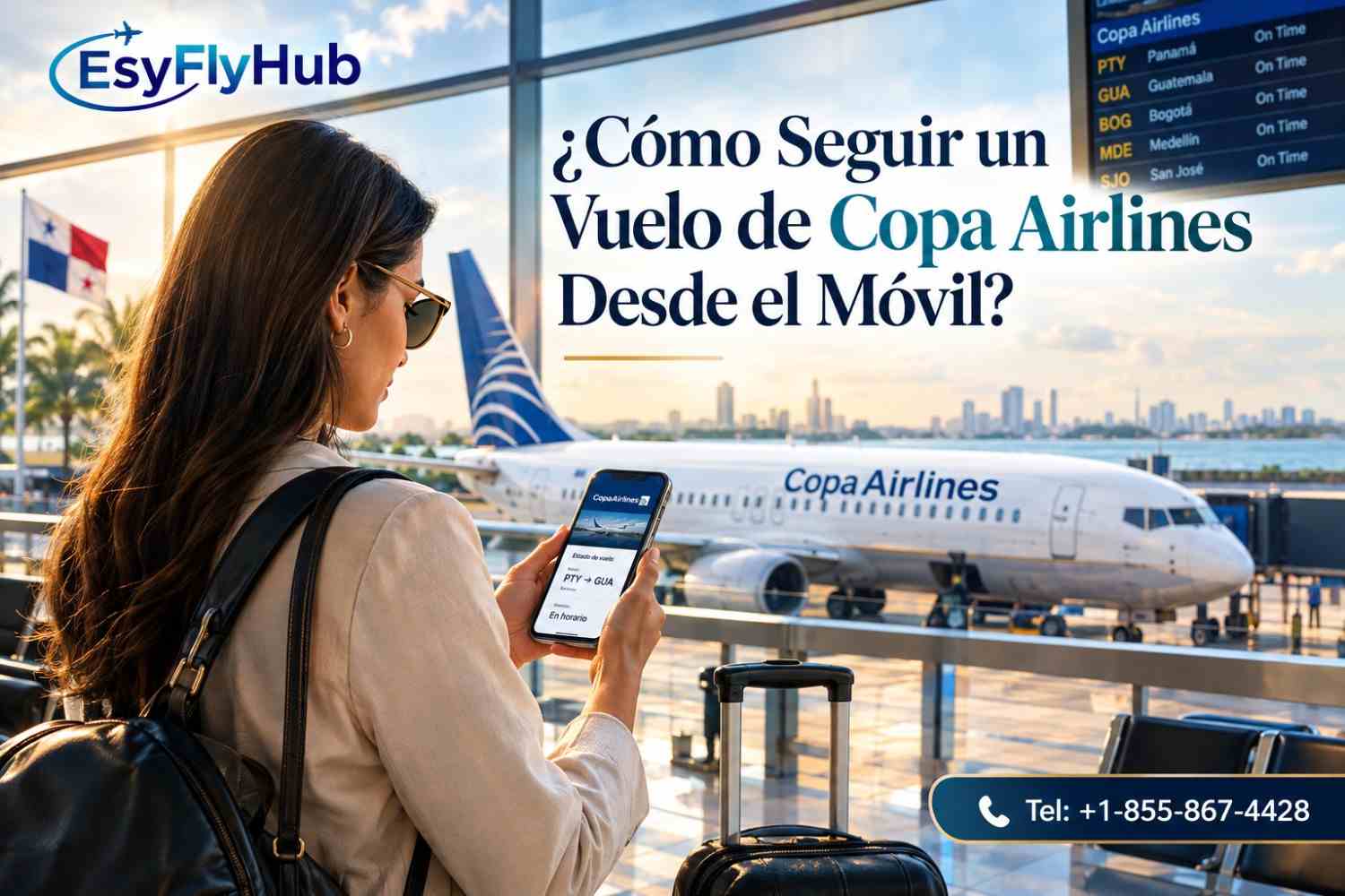  ¿Cómo hacer seguimiento a un vuelo de Copa Airlines?
