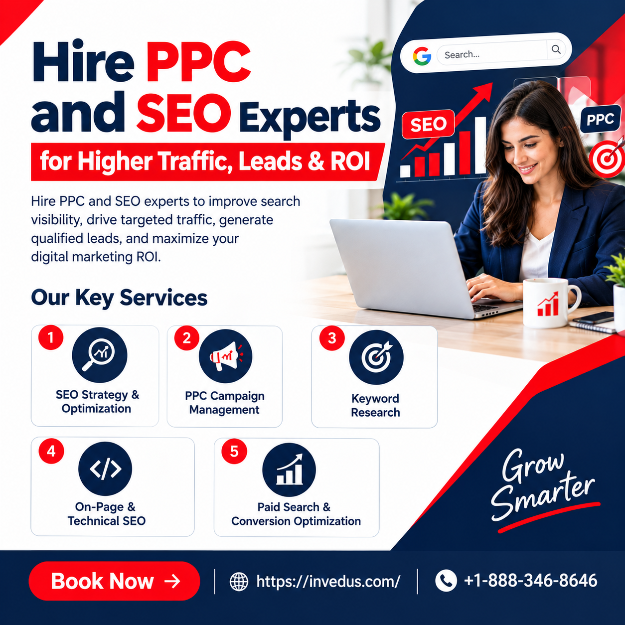  Hire PPC and SEO Experts for Better Rankings, Traffic & ROI