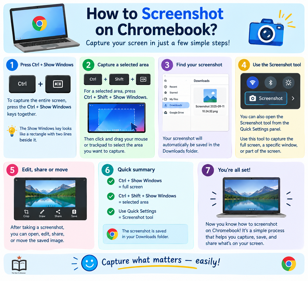  How to Screenshot on Chromebook