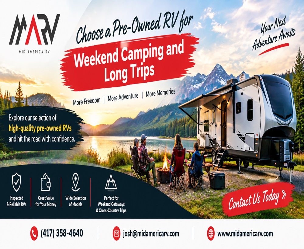  Choose a Pre-Owned RV for Weekend Camping and Long Trips