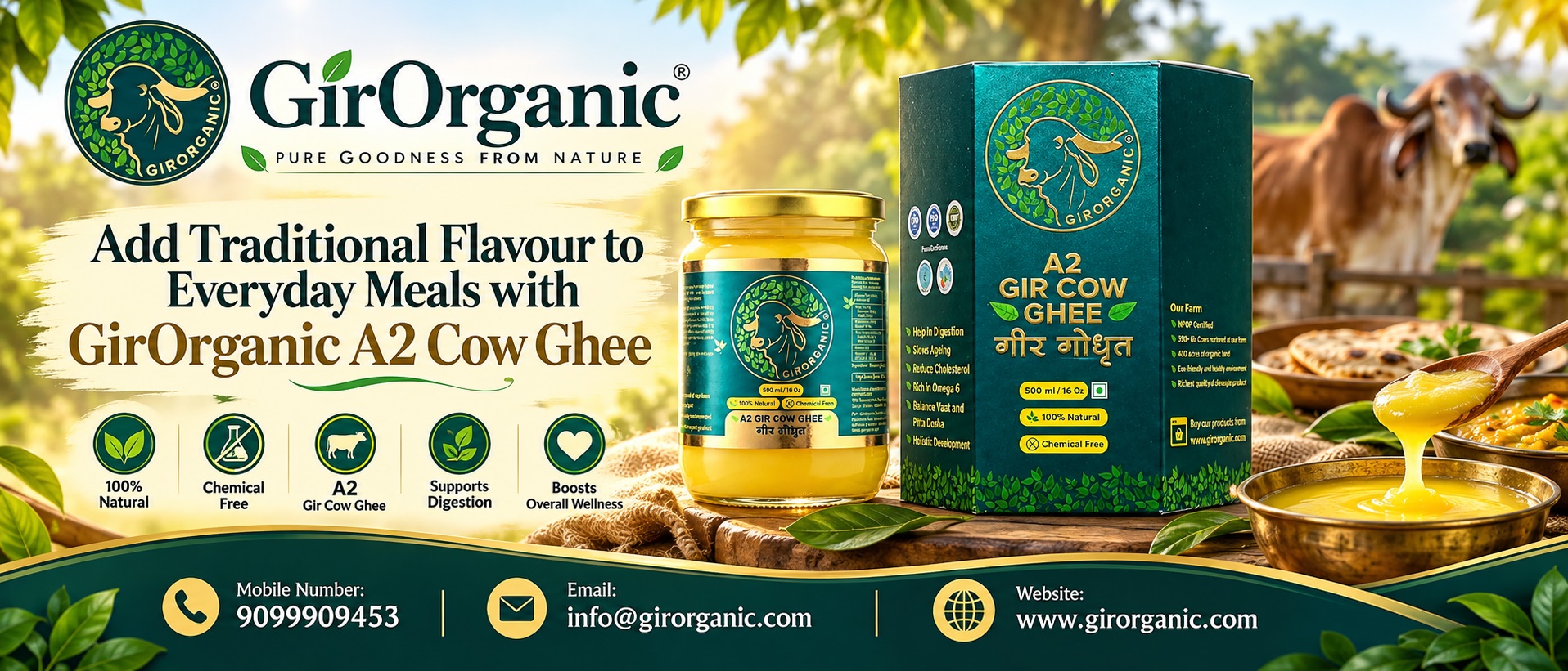  Add Traditional Flavour to Everyday Meals with GirOrganic A2 Cow Ghee