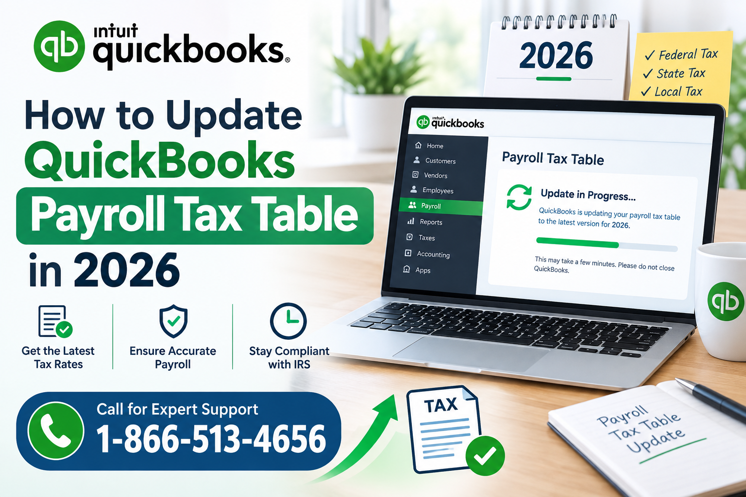  QuickBooks latest tax table version 2026