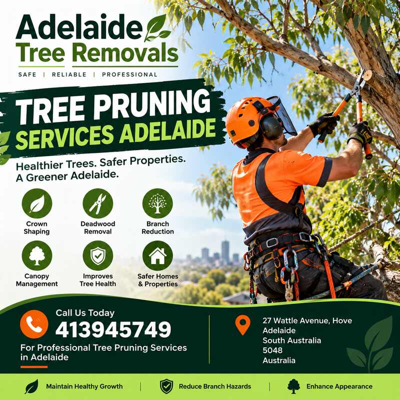  Professional Tree Pruning Services Adelaide for Healthy, Safe Trees