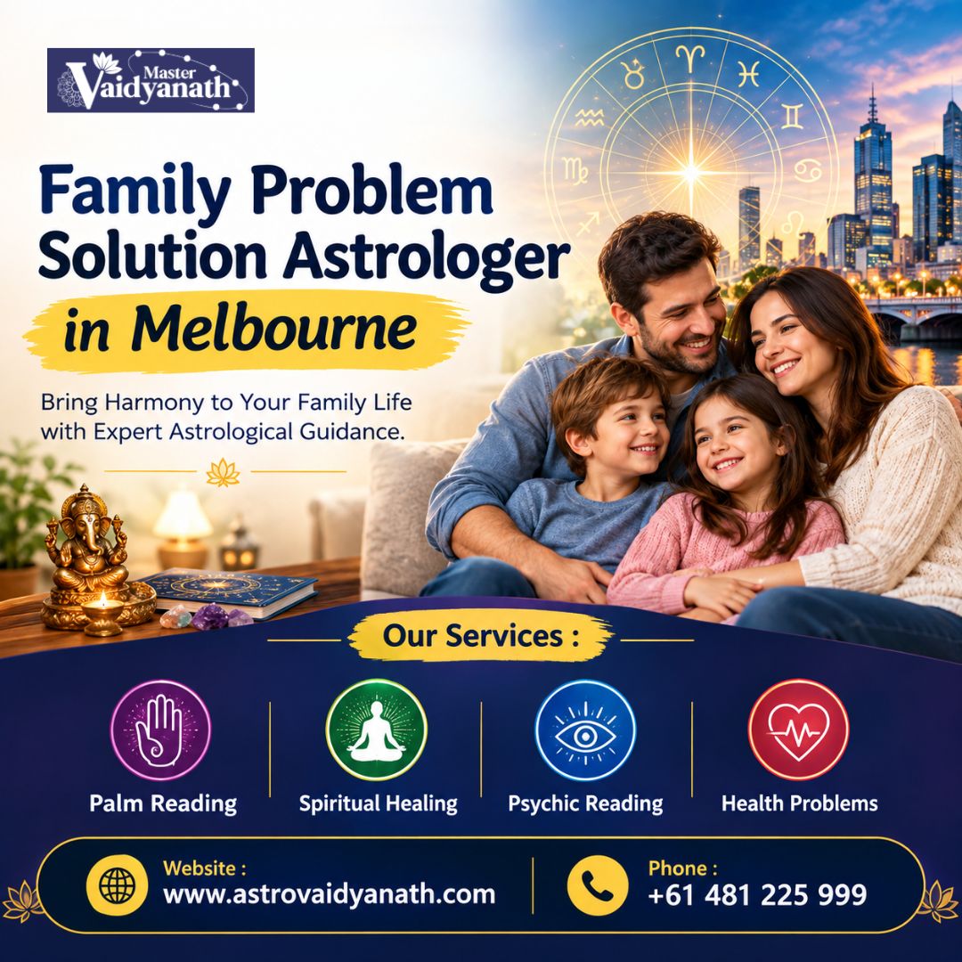  Family Problem Solution Astrologer in Melbourne